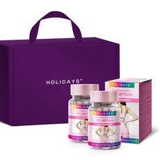Holidays 初乳蛋白乳鐵蛋白 600+購物袋禮品組, 60錠, 2罐