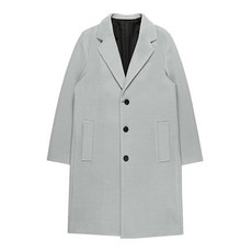 로댄티 남성용 울 퀄리티 싱글 캐시미어 롱 코트