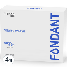 어린숨 퐁당 변기세정제 16p, 640g, 4개