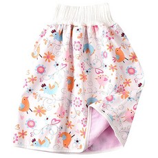 日本竹纖維隔尿褲隔尿裙, 愛心小鳥裙