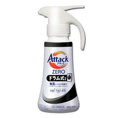 Attack ZERO 滾筒洗衣機用洗衣精 按壓式, 400g, 1瓶
