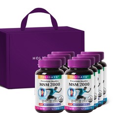 HOLIDAYS 美國製MSM 2000補充錠禮盒 120g, 8罐, 120顆