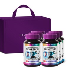 HOLIDAYS 美國製MSM 2000補充錠禮盒 120g, 120顆, 6罐