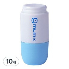 Mlmk Tucovi 宅配單個資清除液美工刀多合一補充包 藍色 10ml, 透明, 10個