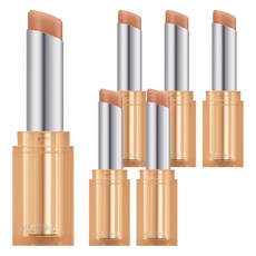 MISSHA 亮彩潤唇膏 NO.3陽光珊瑚 4.8g - 台灣公司貨 持久保濕 自然好氣色, 6支