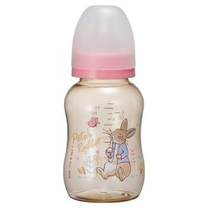 奇哥 比得兔PPSU標準奶瓶 粉色 150ml 安全耐高溫, 1個