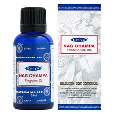 나그참파코리아 인센스 향 아로마오일, 1개, 25ml, 나그참파