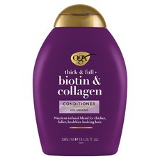 OGEX NIP &amp; FULL PLUS 生物素 &amp; 膠原蛋白護髮素, 385ml, 1個