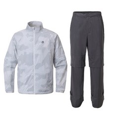 SUNDERLAND 男性數位迷彩高爾夫雨衣上下衣套組 16151RW42, 1組, 灰色