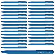 monAmi Triplus 三角原子筆 1.0mm, 48個, 藍色