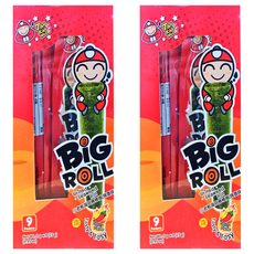 TAO KAE NOI 小老板 海苔棒棒捲 辣香味 9入, 27g, 2盒