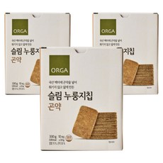 ORGA WHOLE FOODS 蒟蒻鍋巴薄脆餅 10包入, 330g, 3盒