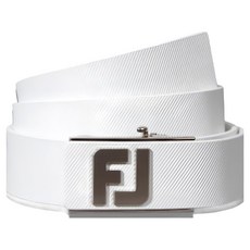 FootJoy 男款 FJ 腰帶, 1條, 白色