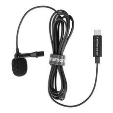 Saramonic 楓笛 Type-C全向型領夾麥克風 1個, LavMicro U3-OP, 黑色