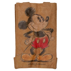 Disney 迪士尼仿牛皮紙飲料袋, 米奇, 1個