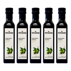 Pepebruno 特級初榨橄欖油, 5個, 250ml