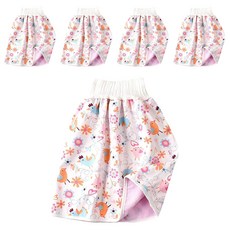 日本竹纖維隔尿裙, L, 愛心小鳥裙, 5件