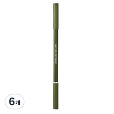 네이처리퍼블릭 바이플라워 우드 아이브로우 펜슬 1.6g, 6개, 2호 딥 브라운