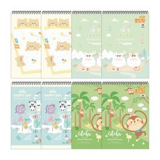 PENPIA 學生印花素描本, 隨機出貨, 8本