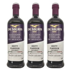 DE NIGRIS 德尼格斯 摩德納巴薩米克醋 清爽風味, 500ml, 3瓶