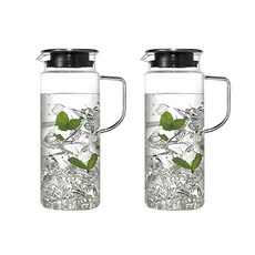 PRELUDE 耐熱玻璃水瓶 2入, 混色, 1.3L