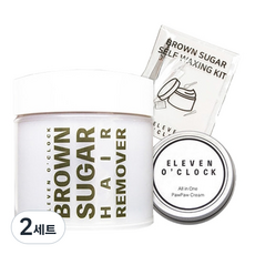 일레븐어클락 브라운 슈가 헤어리무버 풀패키지, 120g, 2세트