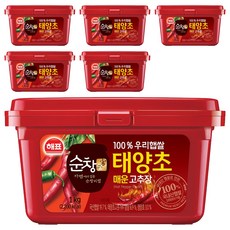 Haepyo 太陽草辣椒醬, 1kg, 6個