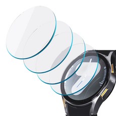 KANTAM 智慧手錶全覆蓋鋼化玻璃螢幕保護貼 4入組, 透明