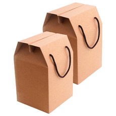 봄91 多用途正方形繩柄提盒 4號, 單一顏色, 20入