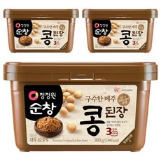 清淨園 傳統風味豆麴大醬, 900g, 3個