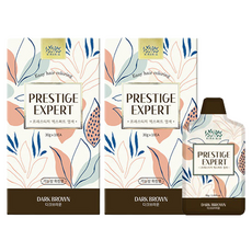KIRANIA Prestige Expert 遮白髮染髮劑 10入, 深棕色, 2個