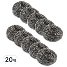 Sunwooland 潔淨不鏽鋼鋼絲球 60 x 50 mm, 10入, 2個, 單一顏色