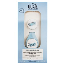 OUATE 手錶潤唇膏2入 4~11歲適用, 藍色/甜杏仁油, 3ml, 1組