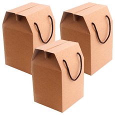 봄91 多用途正方形繩柄提盒 4號, 單一顏色, 30入