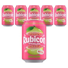 Rubicon 芭樂氣泡碳酸飲料, 330ml, 6個