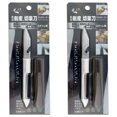 上龍 龍族萬用削皮切果刀 台灣製不鏽鋼刀片, 15.5 x 1.8cm, 顏色隨機, 2個