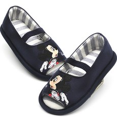 孩童米老鼠絨球涼鞋