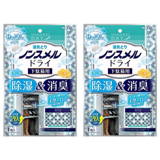 Hakugen Earth 白元 鞋櫃除濕劑 清爽皂香, 65g, 2個