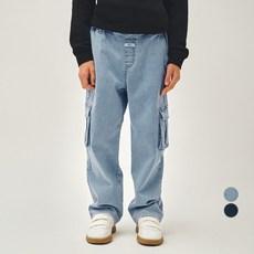 MaritheFrancoisGirbaud 兒童直筒工裝牛仔褲