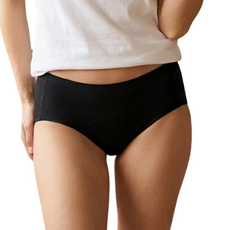 GoMoond 月亮褲 無痕夜用中腰吸血內褲, 靜謐黑