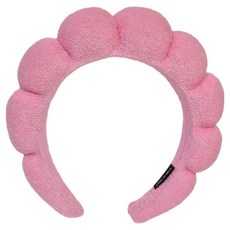 큐세라 구름 머리띠 세안 밴드 헤어 액세서리, 1개, 핑크