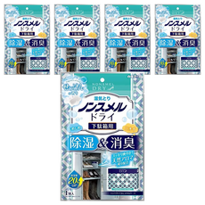 Hakugen Earth 白元 鞋櫃除濕劑 清爽皂香, 65g, 5個