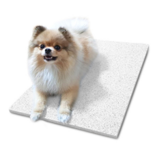 Healing Time 寵物大理石涼墊 NH-360, 1個, 牛奶色