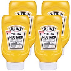 하인즈 옐로우 머스타드, 396g, 4개