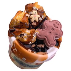 Emily slime 薑汁珍珠奶茶奶油史萊姆, 1個, 250g, 混合顏色