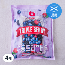 베리밸리 트리플베리 (냉동), 4개, 1kg