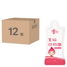 李時珍 美妍四物鐵精華飲 Set, 幫助鐵質吸收，補充鐵質，養顏美容, 12包, 35ml, 1盒