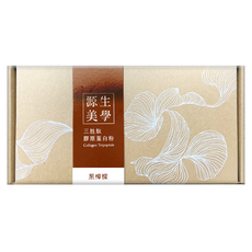 源生美學 三胜肽膠原蛋白粉 黑檸檬, 30包, 6g, 1盒