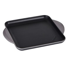 LE CREUSET 電磁爐適用雙耳不沾方形烤盤, 24 x 24 厘米, 1個
