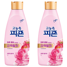 碧珍 高濃度強力除臭衣物柔軟精 浪漫花朵香, 1L, 2個